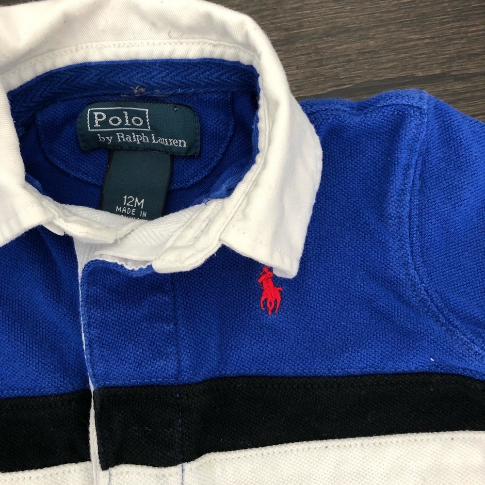 Ralph Lauren long sleeve polo 12M
